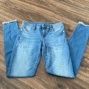 Blanknyc spray on ankle jeans